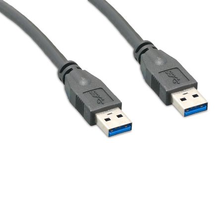 ENET Enet Usb 3.0 A Male To 3.0 A Male 6Ft Black Cable USB3.0MA2-6F